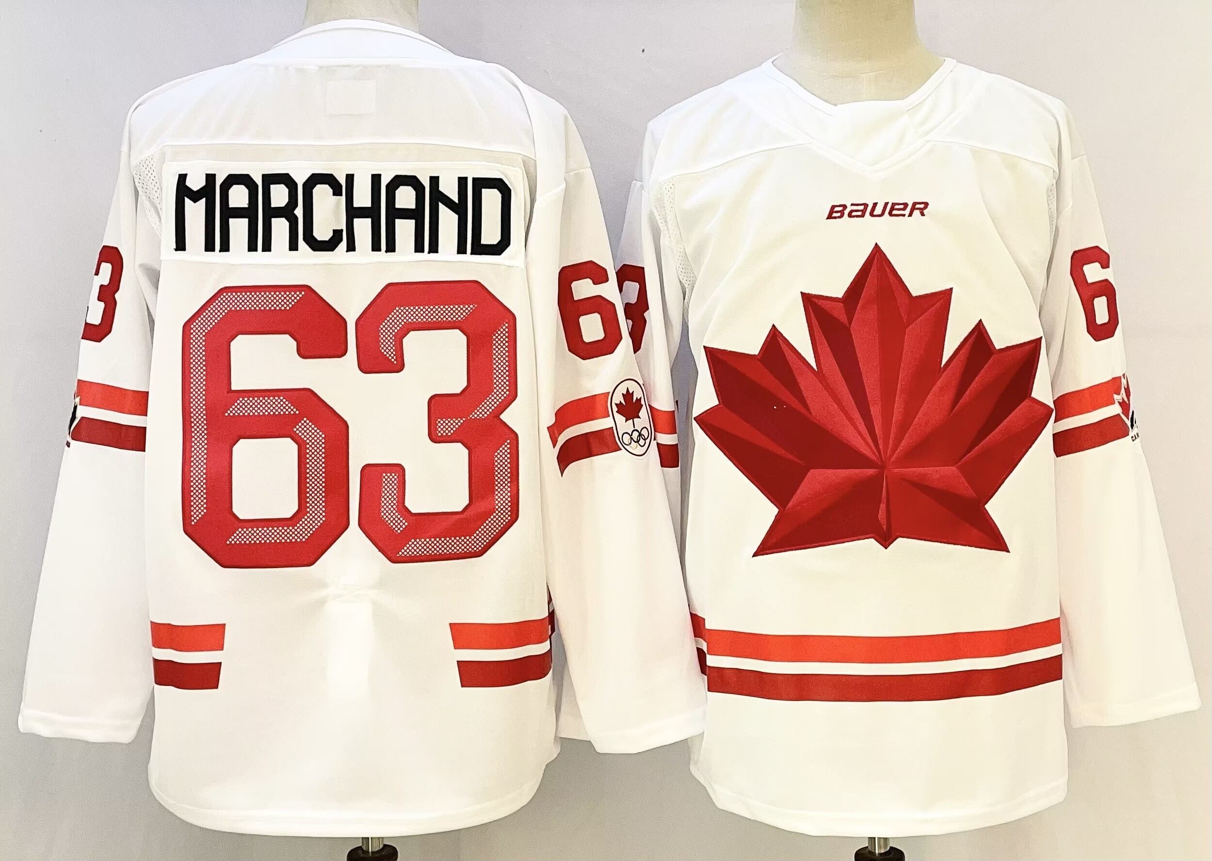 Men Canada Olympic #63 Marchahd White adidas 2026 NHL  jersey->more nhl jerseys->NHL Jersey
